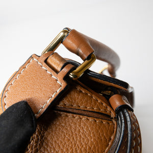 LOEWE MINI PUZZLE BAG CALFSKIN TAN