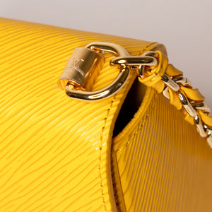LOUIS VUITTON TWIST MM EPI LEATHER YELLOW GHW (MICROCHIP)