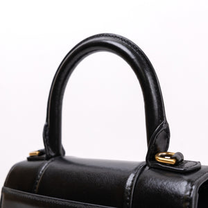 BALENCIAGA HOURGLASS XS CALFSKIN BLACK GHW