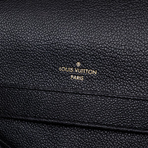 LOUIS VUITTON EMPREINTE TROCADERO SHOULDER BAG  BLACK GHW