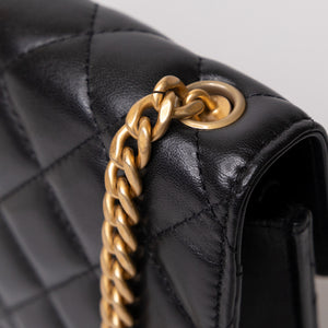 CHANEL 22K MINI WALLET ON CHAIN GHW (MICROCHIP)