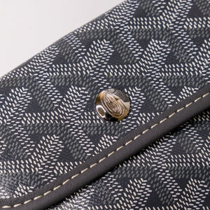 GOYARD MINI ANJOU TOTE BAG CANVAS / CALFSKIN GREY SHW