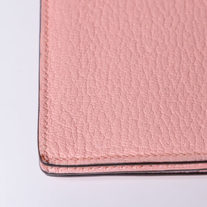 HERMES BEARN LONG WALLET CHEVRE MYSORE 3Q ROSE SAKURA SHW STAMP T