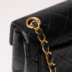 CHANEL VINTAGE CLASSIC SQUARE FLAP LAMBSKIN GHW