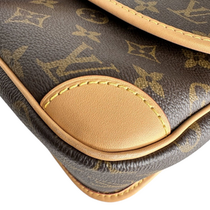 LOUIS VUITTON DIANE MONOGRAM CANVAS BAG WITH JACQUARD STRAP