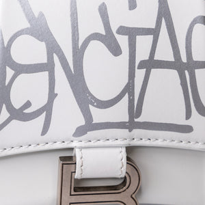 BALENCIAGA HOURGLASS XS WHITE SHW