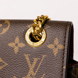 LOUIS VUITTON PASSY MONOGRAM CANVAS BLACK/GOLD HARDWARE (MICROCHIP)