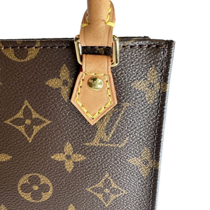 LOUIS VUITTON PETIT SAC PLAT MONOGRAM CANVAS