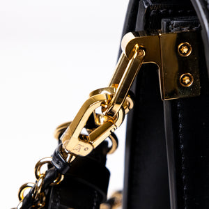 LOUIS VUITTON MINI DAUPHINE BLACK EPI LEATHER GHW