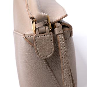 LOEWE MINI PUZZLE BAG SAND CALFSKIN GHW