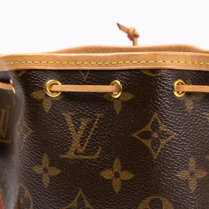 LOUIS VUITTON NANO NOE MONOGRAM CANVAS GHW