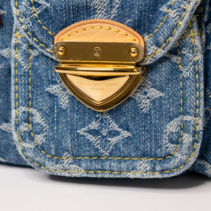 LOUIS VUITTON NANO SPEEDY DENIM