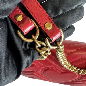 GUCCI MINI MARMONT GHW RED