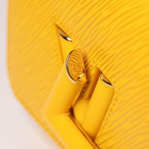 LOUIS VUITTON TWIST MM EPI LEATHER YELLOW GHW (MICROCHIP)