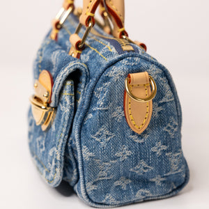 LOUIS VUITTON NANO SPEEDY DENIM