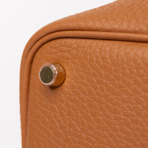 HERMES PICOTIN 18 LOCK BAG CLEMENCE GOLD GHW STAMP K