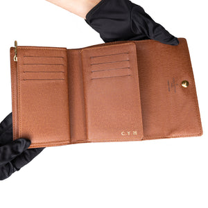 LOUIS VUITTON COATED CANVAS CONTINENTAL WALLET
