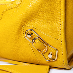 BALENCIAGA SMALL CLASSIC CITY CROSSBODY BAG YELLOW GHW
