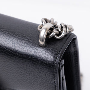 GUCCI DIONYSUS GG MINI BAG CALFSKIN BLACK SHW