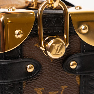 LOUIS VUITTON MONOGRAM REVERSE CANVAS SIDE TRUNK