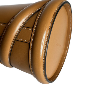 ALEXANDER MACQUEEN THE CURVE SMALL BAG TAN