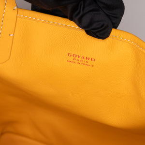 GOYARD MINI ANJOU TOTE BAG CANVAS / CALFSKIN YELLOW SHW