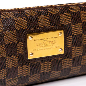 LOUIS VUITTON EVA CLUTCH DAMIER EBENE