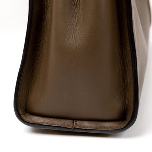 FENDI SMALL PEEKABOO BAG BROWN CALFSKIN LEATHER GHW