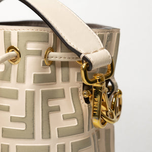FENDI MON TRESOR MINI BUCKET BAG BEIGE GHW