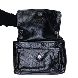 SAINT LAURENT MEDIUM NIKKI BLACK SHW