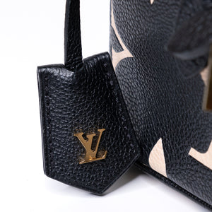 LOUIS VUITTON VANITY PM BLACK/BEIGE CALFSKIN GHW