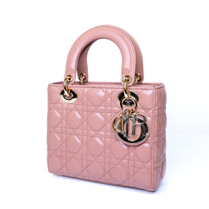 CHRISTIAN DIOR SMALL LADY DIOR MY ABC DIOR BAG LAMBSKIN SHW
