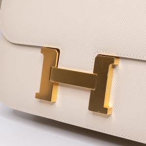 HERMES CONSTANCE 24 EPSOM NATA GHW STAMP Z