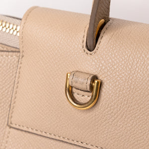 CELINE MINI BELT BAG GRAINED CALFSKIN BEIGE GHW