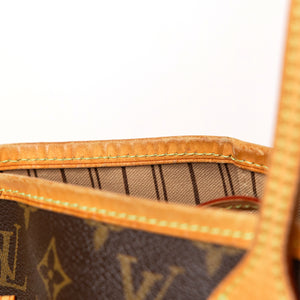 LOUIS VUITTON NEVERFULL MM MONOGRAM CANVAS GHW