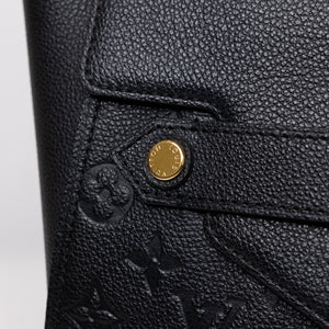 LOUIS VUITTON EMPREINTE TROCADERO SHOULDER BAG  BLACK GHW