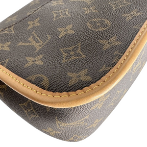 LOUIS VUITTON DIANE MONOGRAM CANVAS BAG WITH JACQUARD STRAP