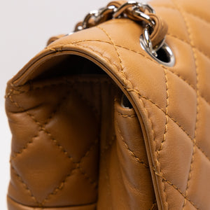 CHANEL VINTAGE FLAP BAG CARAMEL LAMBSKIN SHW