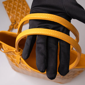 GOYARD MINI ANJOU TOTE BAG CANVAS / CALFSKIN YELLOW SHW