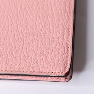 HERMES BEARN LONG WALLET CHEVRE MYSORE 3Q ROSE SAKURA SHW STAMP T