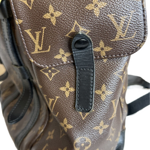 LOUIS VUITTON CHRISTOPHER BACKPACK MONOGRAM BROWN