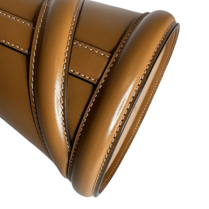 ALEXANDER MACQUEEN THE CURVE SMALL BAG TAN
