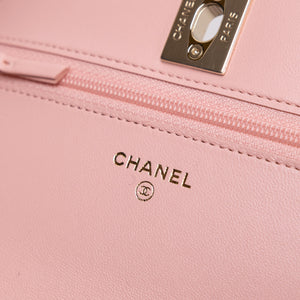 CHANEL TOP HANDLE TRENDY CC WALLET ON CHAIN (MICROCHIP)