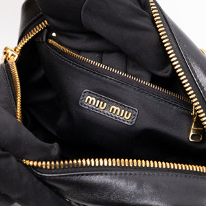 MIU MIU ARCADIE MATELASSE NAPPA BAG GHW