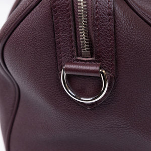 LOUIS VUITTON SOFIA COPPOLA RED BROWN LEATHER BAG SHW