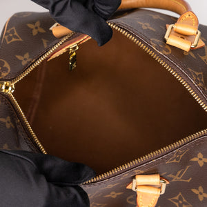 LOUIS VUITTON SPEEDY 25 MONOGRAM CANVAS (MICROCHIP)