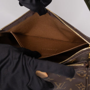 LOUIS VUITTON MULTI POCHETTE ACCESSOIRES MONOGRAM CANVAS KHAKI GHW