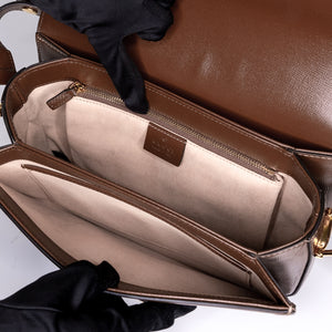GUCCI HORSEBIT 1955 BAG GG SUPREME CANVAS GHW