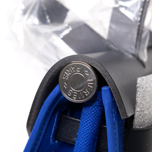 HERMES HERBAG ZIP 31 BLUE ELECTRIQUE / BLACK SHW STAMP Z