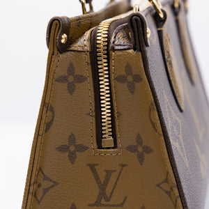 LOUIS VUITTON ONTHEGO EAST WEST MONOGRAM REVERSE GHW